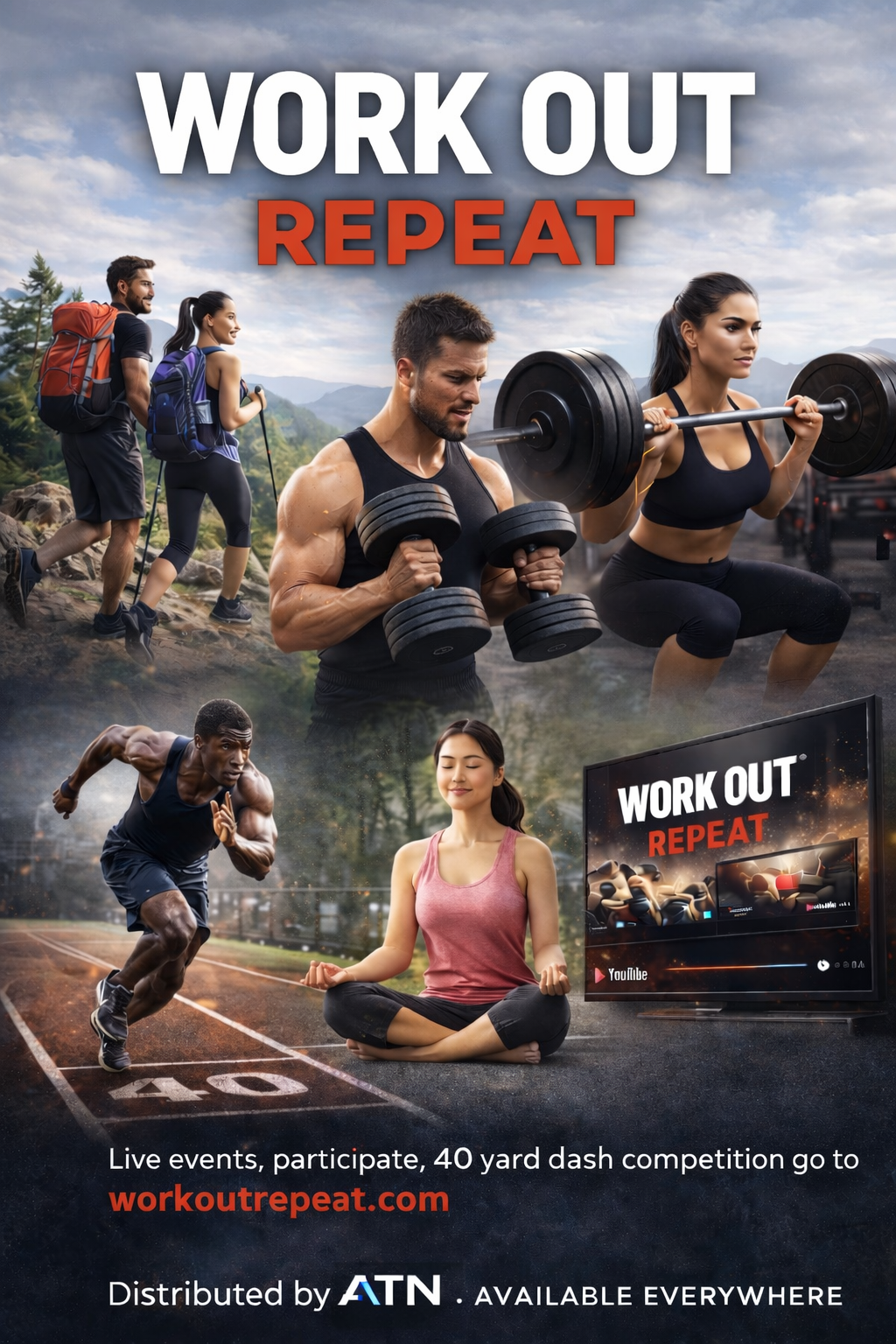 Work Out Repeat Poster